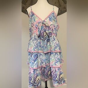 Simply Southern Multicolor Swirl Dress